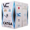 Show product details for 173-200/ST/BK Vertical Cable 173-200 Series 28 AWG 4 Unshielded Twisted Pair Solid Bare Copper CM Non-Plenum Slim Cat6A Cable - 1000' Pull Box - Black