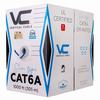 Show product details for 173-201/ST/BL Vertical Cable 173-201 Series 28 AWG 4 Unshielded Twisted Pair Solid Bare Copper CM Non-Plenum Slim Cat6A Cable - 1000' Pull Box - Blue