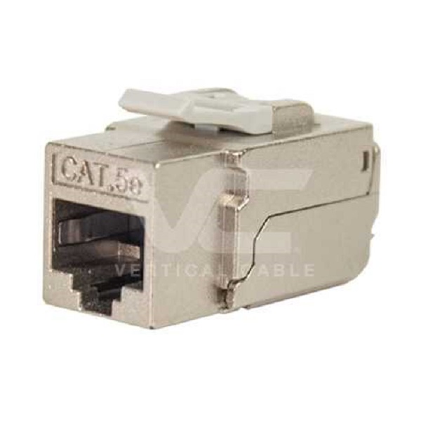 301-J2630/S Vertical Cable Category 5E Shielded Data Grade Keystone Jack 90Â° 8x8 Conductors