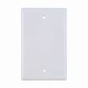 Show product details for 304-J2630/0P/WH Vertical Cable Keystone Wall Plate, 0 Port - White
