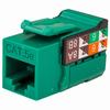 351-V2615/GR Vertical cable 351 Series CAT5E V-Max Keystone Jacks - Green