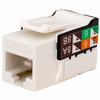 351-V2621/WH Vertical Cable CAT5E Data Grade Keystone Jack 90° 8x8 Conductors - White