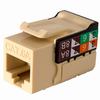 353-V2817/C6AAIV Vertical cable 353 Series CAT6A V-Max Keystone Jacks - Ivory