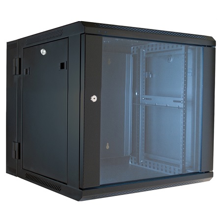 ERWEN-9E VMP 19" Hinged Wall Equipment Rack Enclosure - 9 Spaces