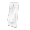 Show product details for VANWPBWI Vanco Flat Panel TV Bulk Cable Wall Plates Ivory