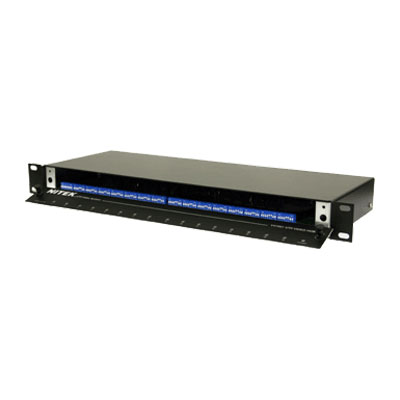 VH1651M Nitek 16 Port Active UTP Receiver Hub w/surge suppression; up to 1,500 feet (457 meters) RJ45 Connectors