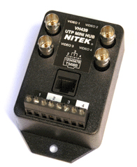 VH439 Nitek 4 Port UTP Video Mini-Hub