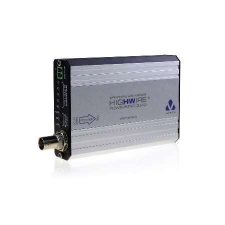 VHW-HWPS-C4 Veracity HIGHWIRE Powerstar Quad Ethernet Over Coax Camera Unit With Integrated 4-Port POE Switch