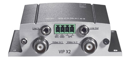 VIPX2A BOSCH MPEG-4 ENCODER,TWO CHANNEL,HIGH PERFORMANCE,AUDIO,ALARM IN,RELAY OUT,120/240VAC 50/60HZ.