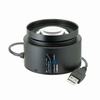 Show product details for VL0826U-MPZ Computar 1" C-Mount 8mm F/2.6 20MP Industrial Plug and Play Remote Control Iris Lens