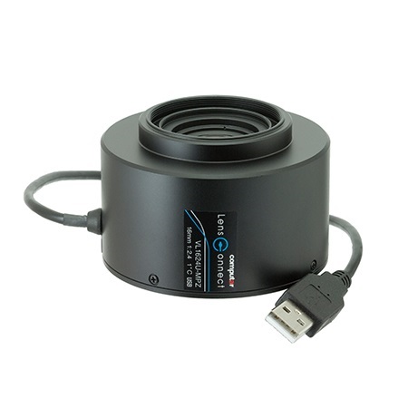 VL1624U-MPZ Computar 1" C-Mount 16mm F/2.4 20MP Industrial Plug and Play Remote Control Iris Lens
