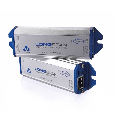 VLS-2P-C Veracity Two-Port Long Range Ethernet and POE Adaptor