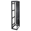 Show product details for VMRK-54-36 Middle Atlantic 54 Space (94 1/2 Inch), 36 Inch Deep Gangable Rack with Rear Door, Black Finish (Price Includes Shipping Crate)
