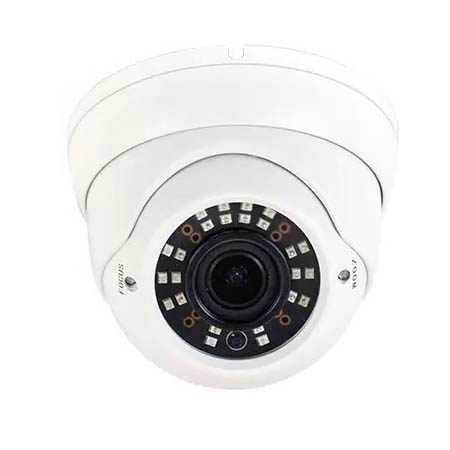 VZ-VDC-1 ViewZ 2.8-12mm Varifocal 30fps @ 1080p Outdoor IR Day/Night WDR Dome HD-TVI/HD-CVI/AHD Security Camera 12VDC