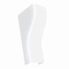 FMCE1125-W Wire Trak 1125 Series 1 1/2" W x 3/4" H Surface Raceway Ceiling Entry Fitting - White