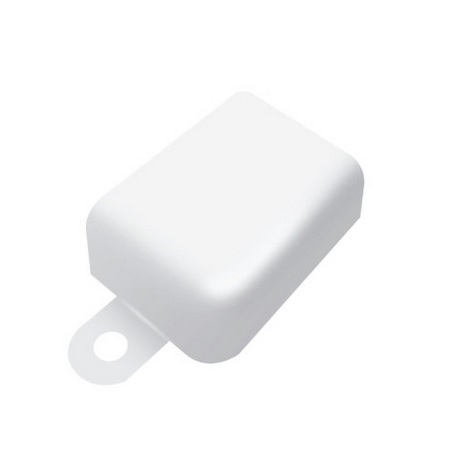 FMEC375-W Wire Trak 375 Series 3/4" W x 1/2" H Surface Raceway End Cap Fitting - White