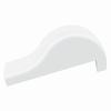 FMFO1125-W Wire Trak 1125 Series 1 1/2" W x 3/4" H Surface Raceway Fiber Optic Elbow Fitting - White