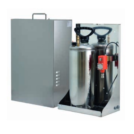 WASEX2T4ATPR Videotec Water Tank 10l with Integrated Pump Controlled by Electrovalve Certified ATEX
