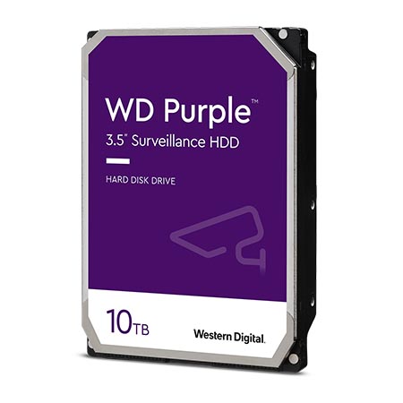 WD101PURA-64B5KY0 Uniview WD Purple Surveillance Hard Drive - 10TB
