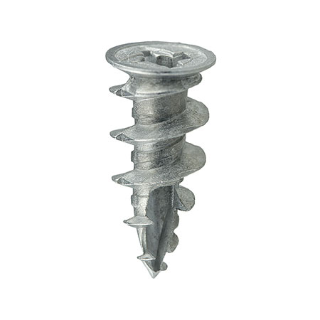 WD8 L.H. Dottie #8 Wall Driller Anchors Only Zinc Pack of 100