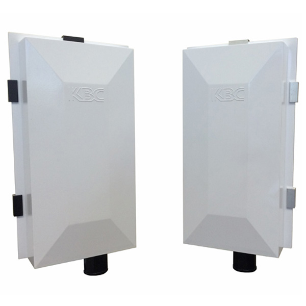 WES3-KT-P5 KBC Networks Wireless Ethernet System Kit consisting of 2 x WES3-AX-CA modules with 17dBi antennas 1 x ESUL5P-D and 1 x DR120-48 and all mounting hardware