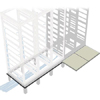 Show product details for WMANGLE-1-48 Middle Atlantic Pair Raised-Floor Support Angles, for Use with RIB-1-WMRK48