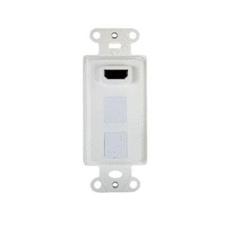 WP1011-WH-10 Legrand On-Q Pre-Configured HDMI 2-Port Strap White - 10 Pack