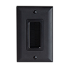 Show product details for WP1014-BK-V1 Legrand On-Q Cable Access Strap w/ Wall Plate - Black