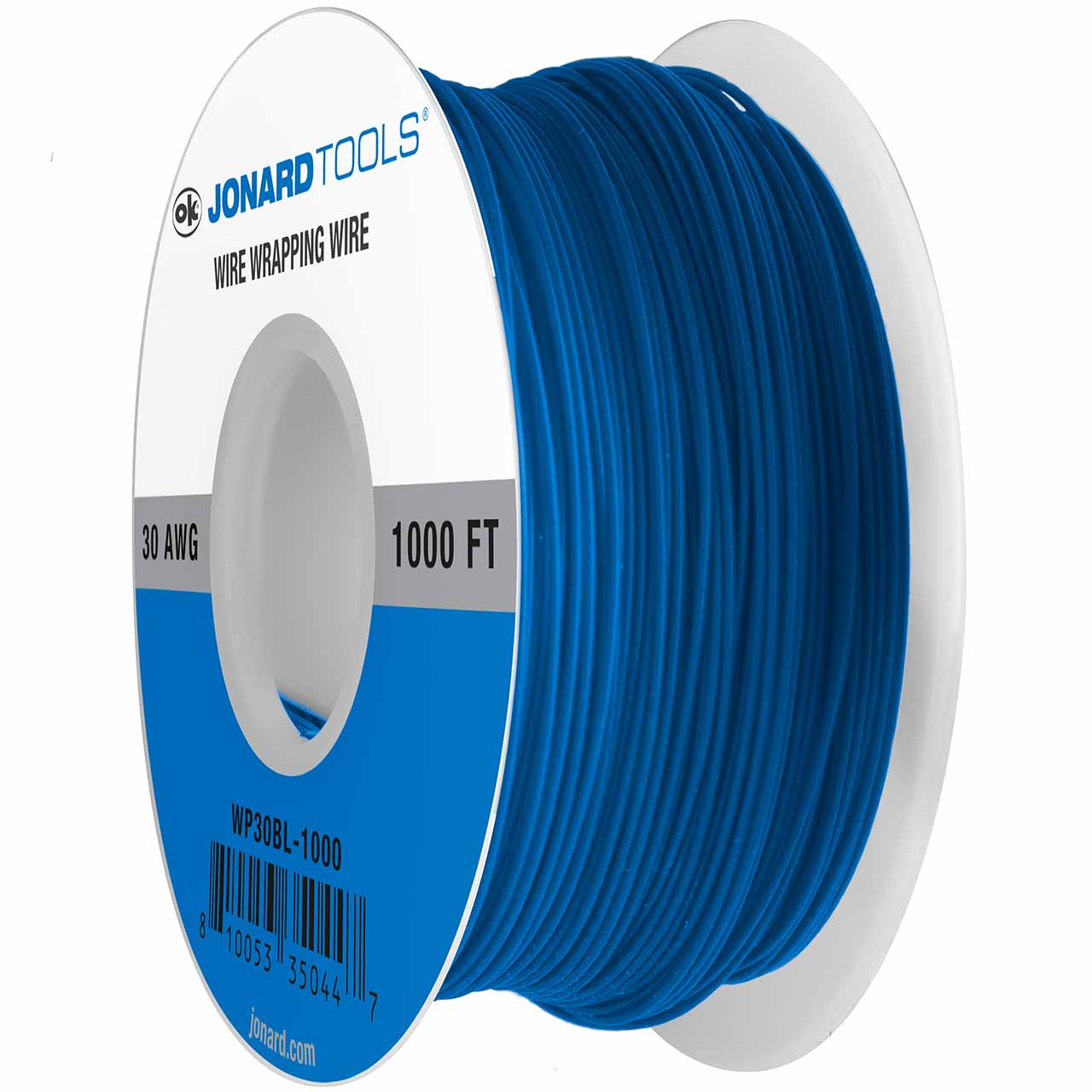 WP30BL-1000 Jonard Tools 30 AWG Electrical Hook-Up Wire, Blue, 1000 ft