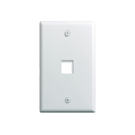 WP3401-WH Legrand On-Q 1-Gang 1-Port Wall Plate - White