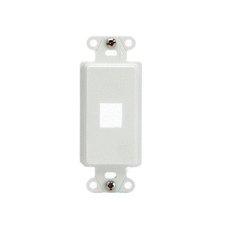 WP3411-WH-10 Legrand On-Q 1-Port Decorator Outlet Strap White - 10 Pack