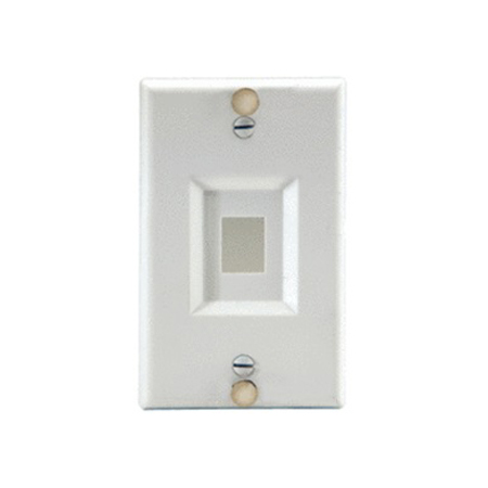 WP3467-SS-10 Legrand On-Q Keystone Wall Phone Plate Stainless Steel - 10 Pack