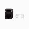 Show product details for WP3473-BK Legrand On-Q Quick Connect RJ25 6-Position 6-Conductor Telephone Keystone Insert Black