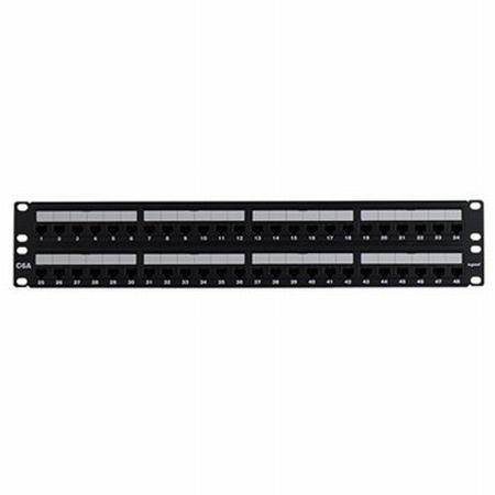 WP486A Legrand On-Q Cat 6A 48 Port Rack Mount Patch Panel