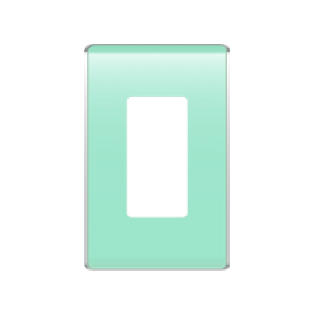 [DISCONTINUED] WP5001-CZ Legrand On-Q 1-Gang Studio Wall Plate Cozumel