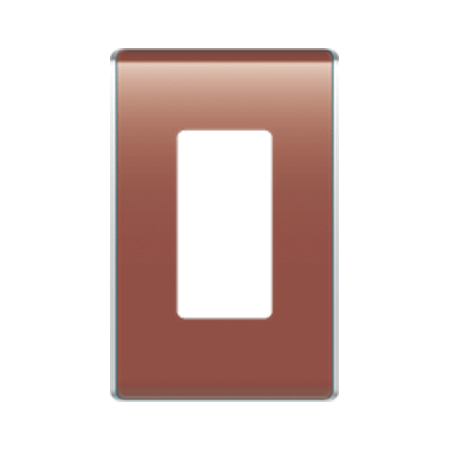 [DISCONTINUED] WP5001-SP Legrand On-Q 1-Gang Studio Wall Plate Spanish Red