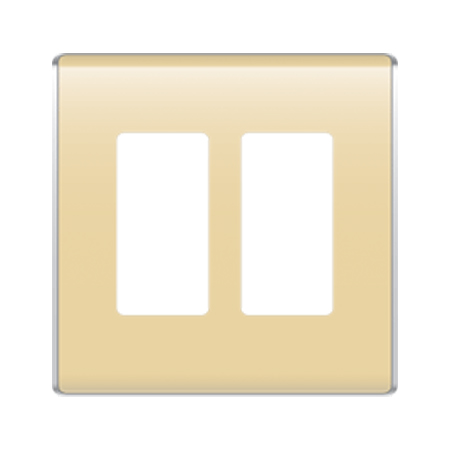 WP5002-SD Legrand On-Q 2-Gang Studio Wall Plate Sand