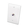Show product details for WP591IX Vanco Wallplate 1-GHz Ivory