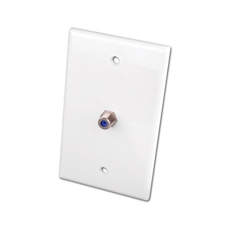 WP591LAX Vanco Wallplate 1-GHz Light Almond
