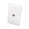 Show product details for WP591LAX Vanco Wallplate 1-GHz Light Almond