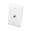 Show product details for WP591WX Vanco Wallplate 1-GHz White