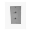 Show product details for WP59DWD Vanco Wallplate F Dual Decor White