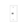 WP59X Vanco Wallplate F Ivory