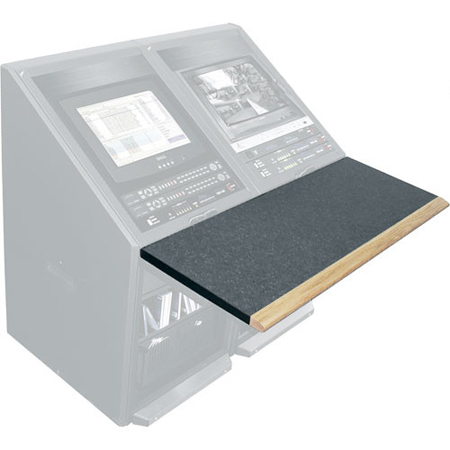 WS1-S18-GOR Middle Atlantic Single Bay Beveled Oak Trim - Radius Edge Right (Left Side Unfinished)