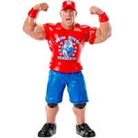 WWE LJN Superstars John Cena Action Figure - 1980s Retro 8" Collectible Toy - Black Card - Free Gift with Select Purchases