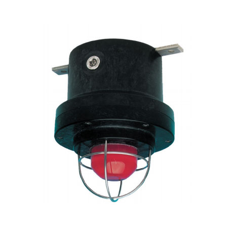 XB11UL02406RNBNNNN Cooper Wheelock XB11 Outdoor Beacon/Strobe with Red Lens 24VDC - Black Enclosure - Special Order