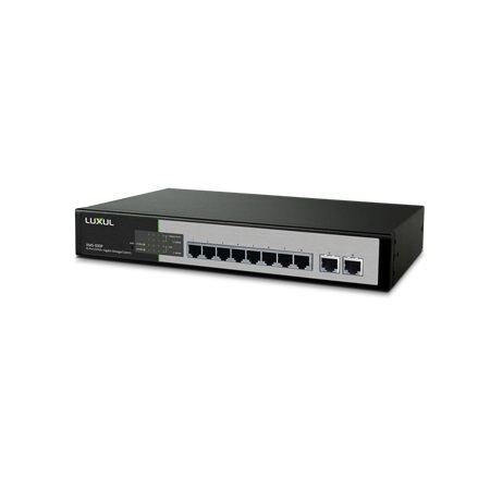 [DISCONTINUED] XMS-1010P Luxul 10 Gigabit PoE + 2 Gigabit Port 130W Total Budget Managed PoE Switch