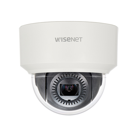 XND-6085V Hanwha Techwin 4.1-16.4mm Motorized 60FPS @ 1920 x 1080 Indoor Day/Night WDR Dome IP Security Camera 12VDC/POE