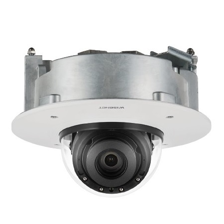 XND-8081RF Hanwha Techwin 3.6-9.4mm Motorized 30FPS @ 2MP Indoor IR Day/Night WDR Dome IP Security Camera 12VDC/POE