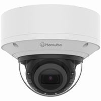 XND-8083RV Hanwha Vision X Series 4.4-9.3mm Motorized 30FPS @ 6MP Indoor IR Day/Night WDR Dome IP Security Camera 12VDC/PoE